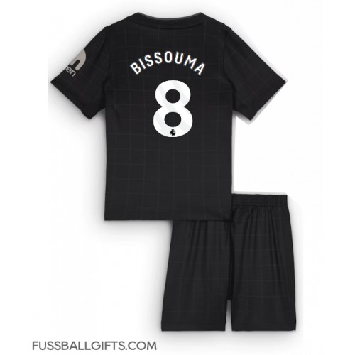 Tottenham Hotspur Yves Bissouma #8 Fußballbekleidung Auswärtstrikot Kinder 2025-26 Kurzarm (+ kurze hosen)